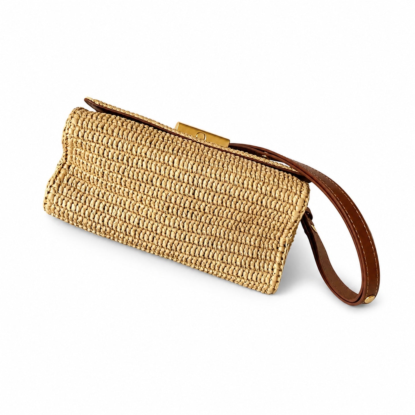 Louis Vuitton Twist Raffia Leather Handbag