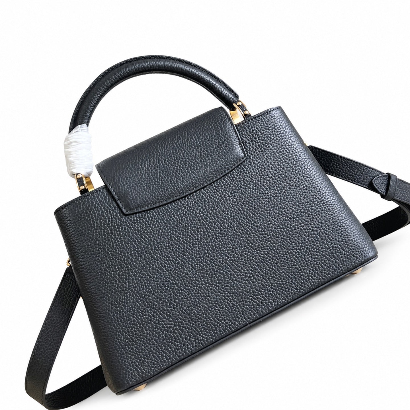 Louis Vuitton Capucines Takashi Murakami Medium Leather Black Handbag