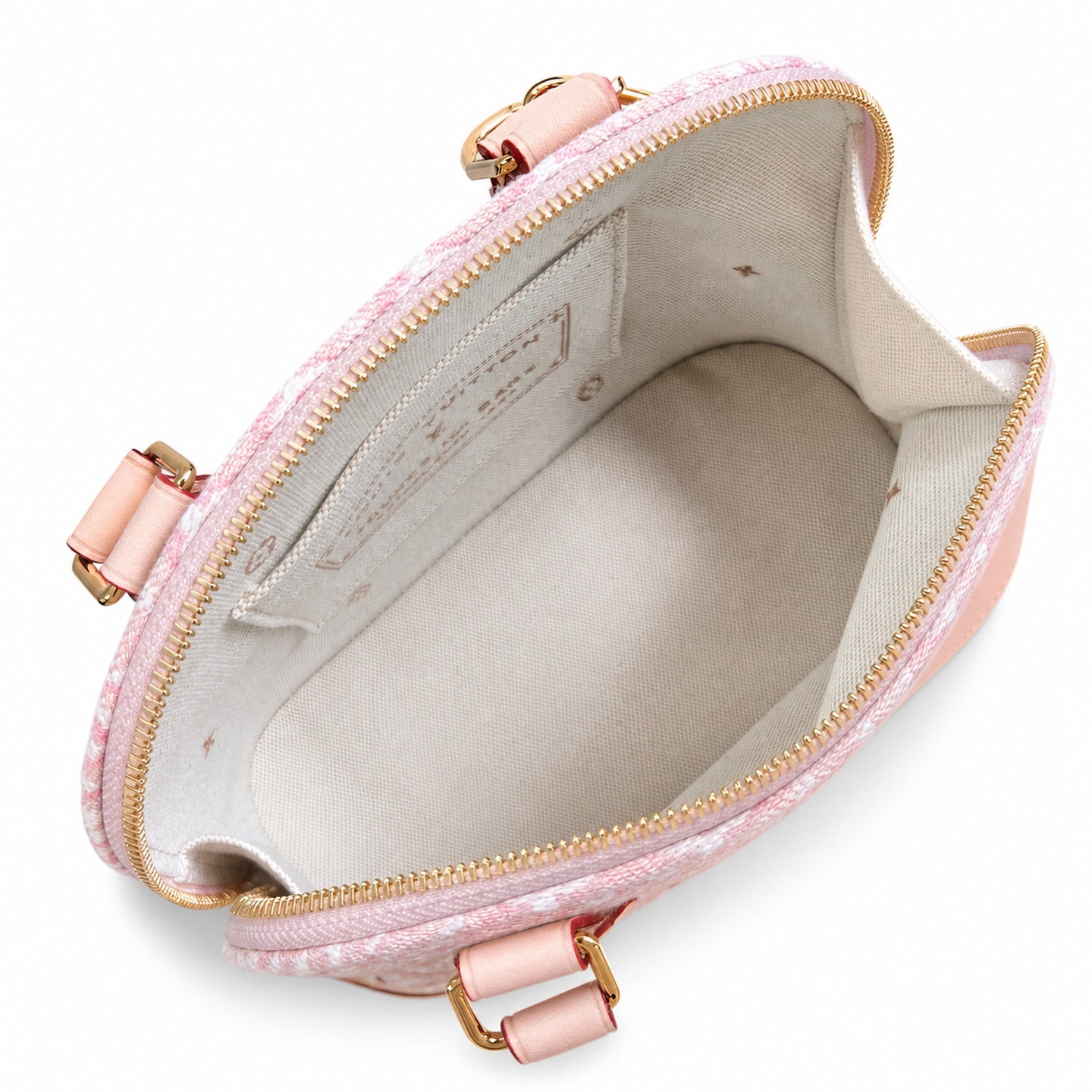 Louis Vuitton Alma Small Embroidered Cotton Canvas Jacquard Handbag