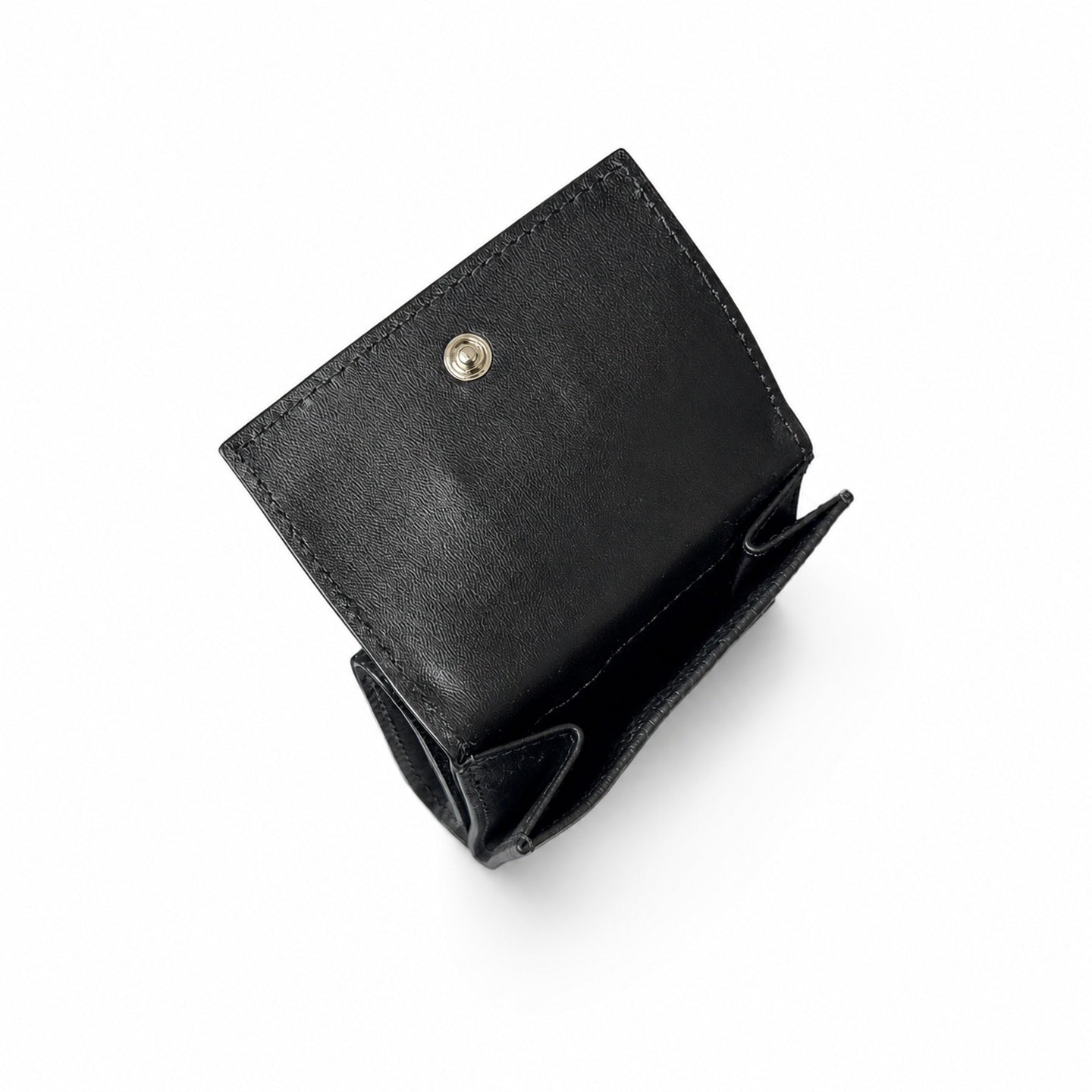 Prada Mini Leather Black Wallet