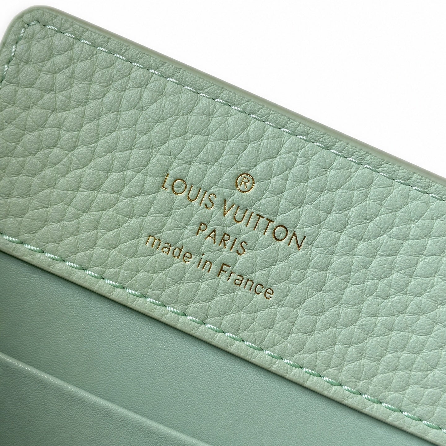Louis Vuitton Capucines Mini Leather Green Handbag
