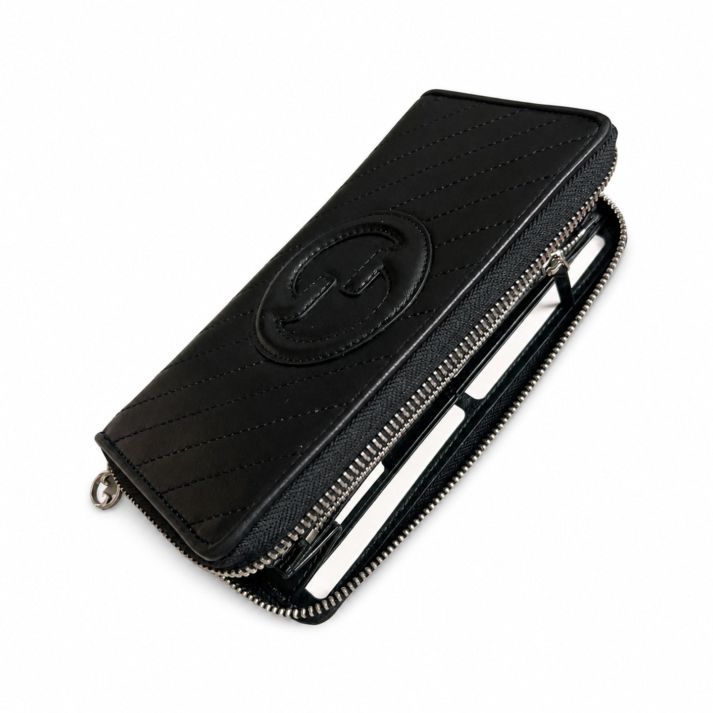 Gucci Blondie Leather Black Wallet