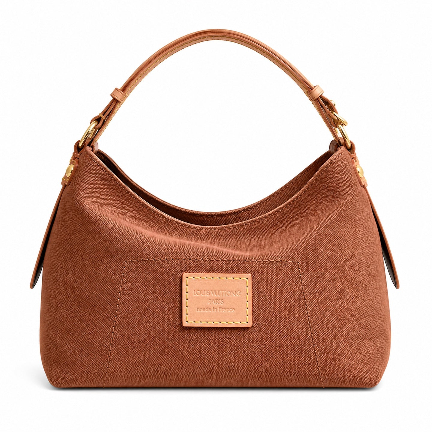 Louis Vuitton Speedy Silk Gold Handbag