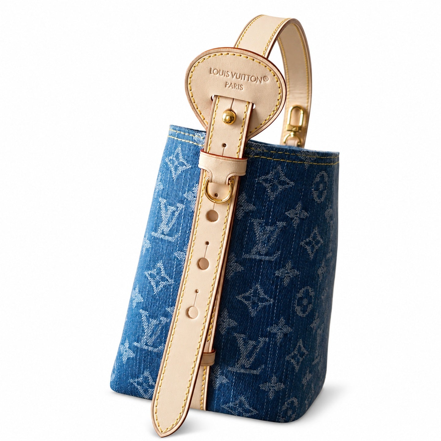 Louis Vuitton All In Denim Blue Handbag