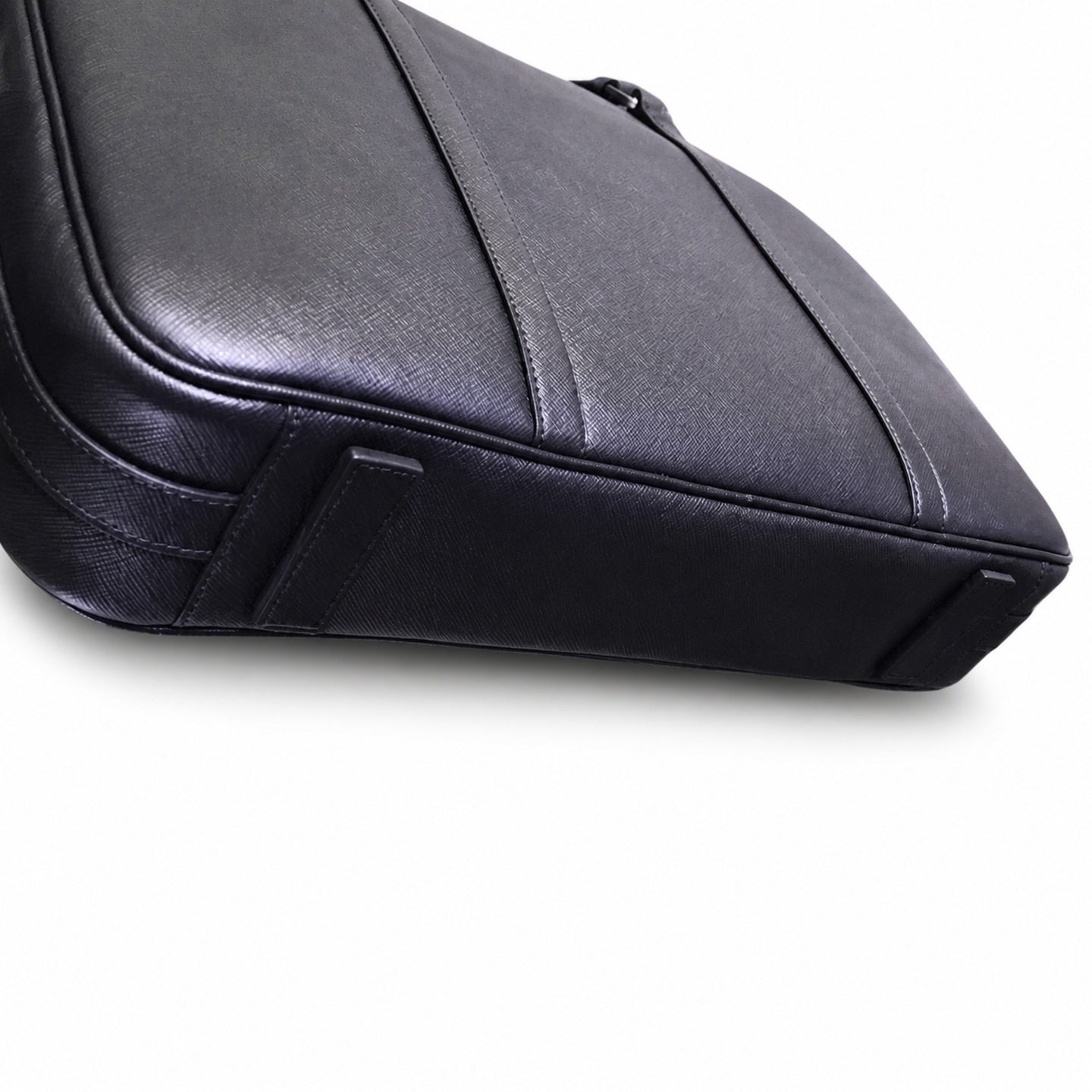 Prada Saffiano Leather Black Briefcase
