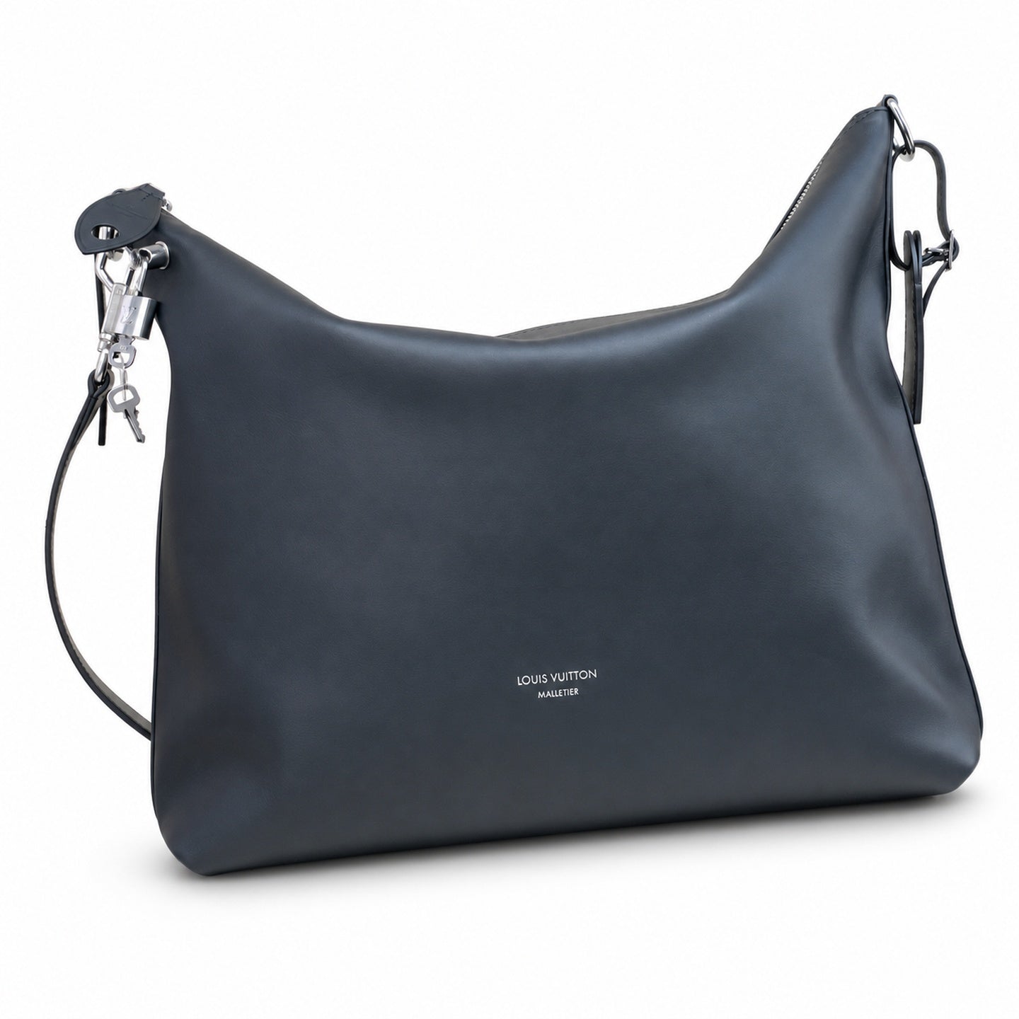 Louis Vuitton Jacquard Leather Black Handbag