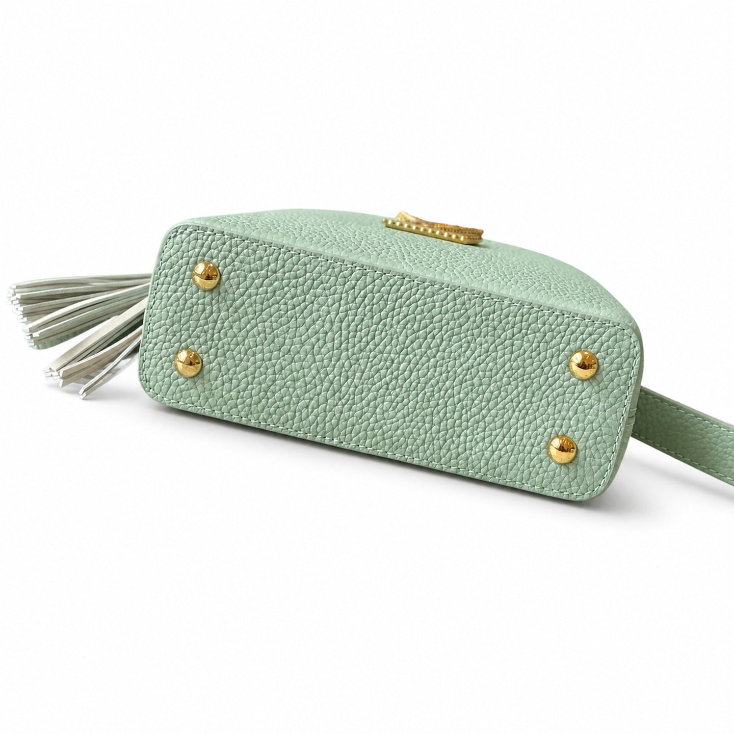 Louis Vuitton Capucines Mini Leather Green Handbag