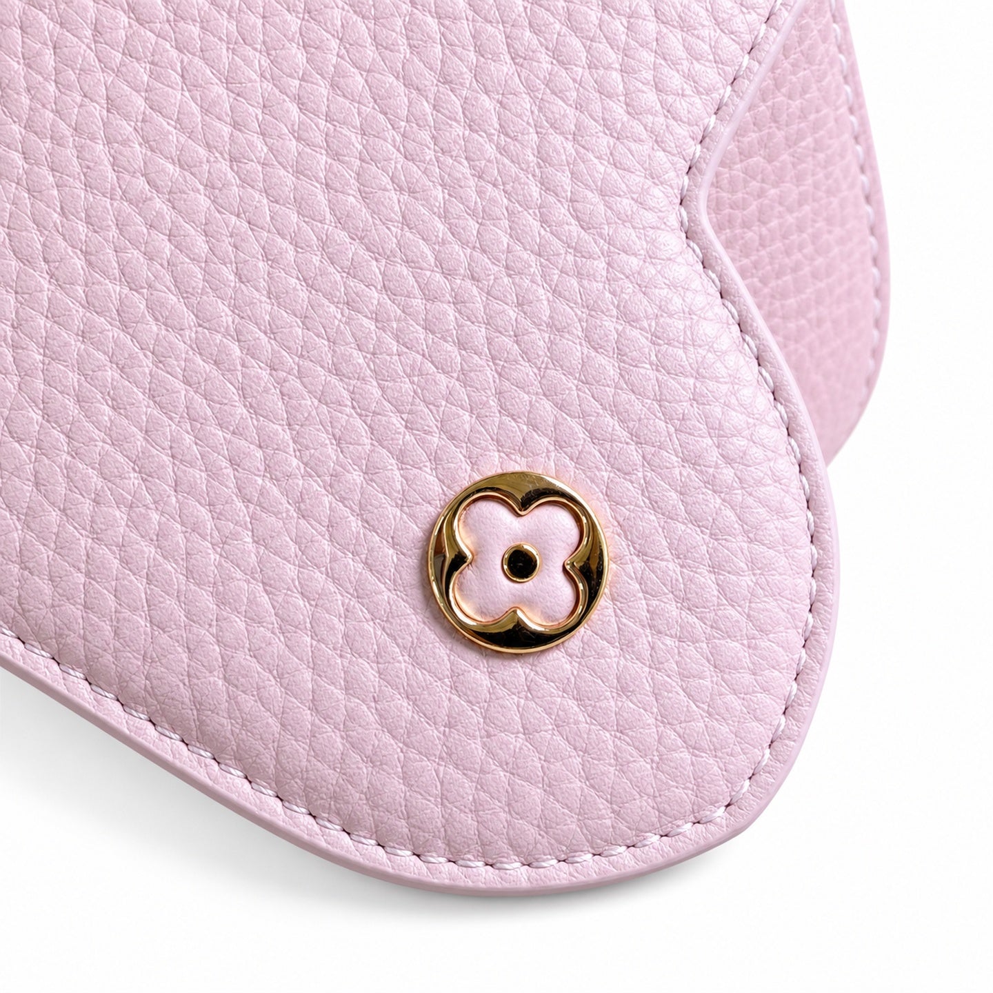 Louis Vuitton Capucines Small Knit Leather Pink Handbag