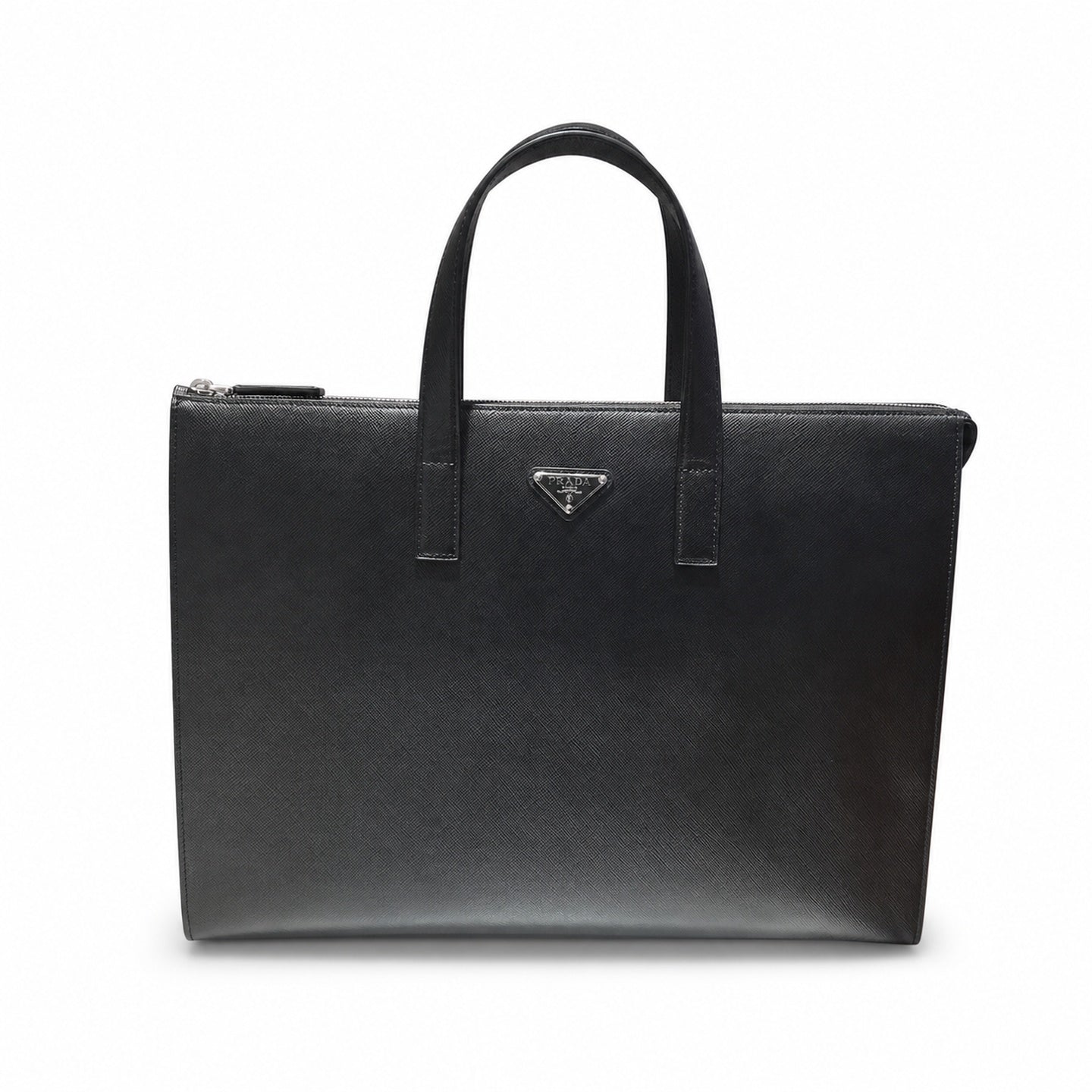 Prada Men's Small Nylon Leather Briefcase