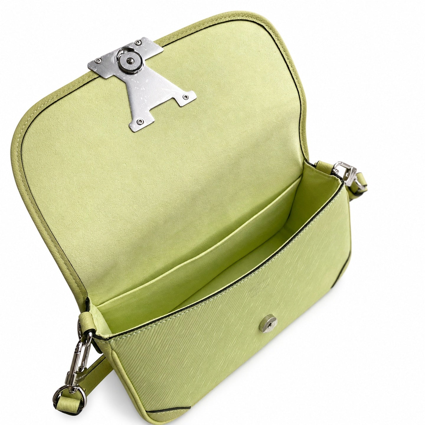 Louis Vuitton Large Leather Green Handbag