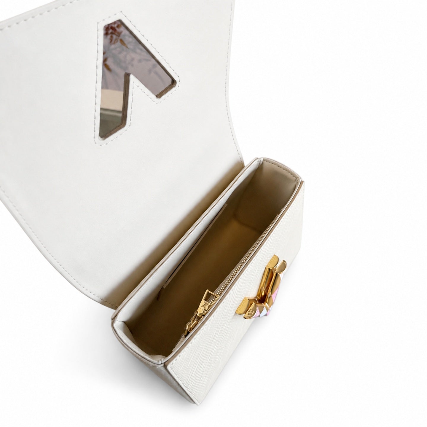 Louis Vuitton Twist Small Leather White Handbag