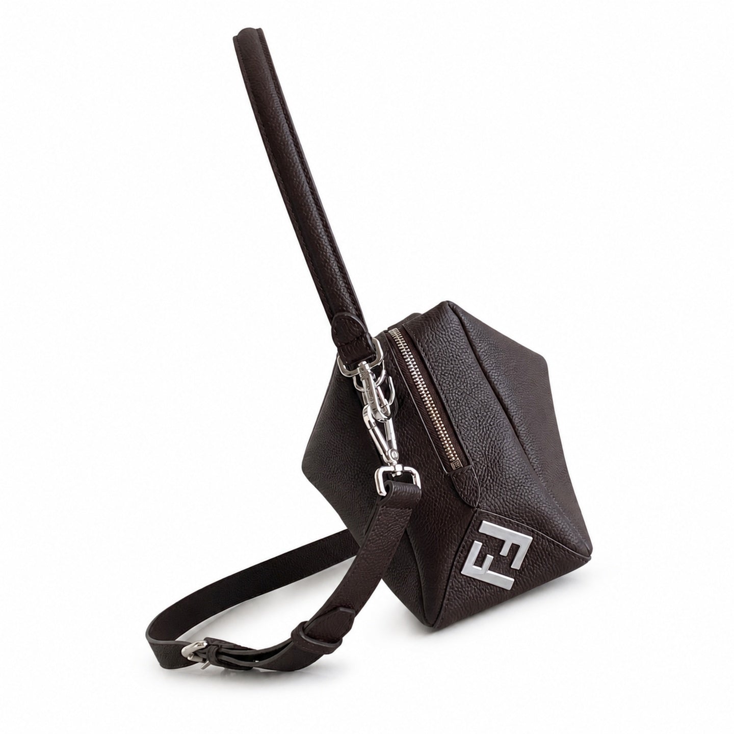 Fendi Lui Leather Brown Bag