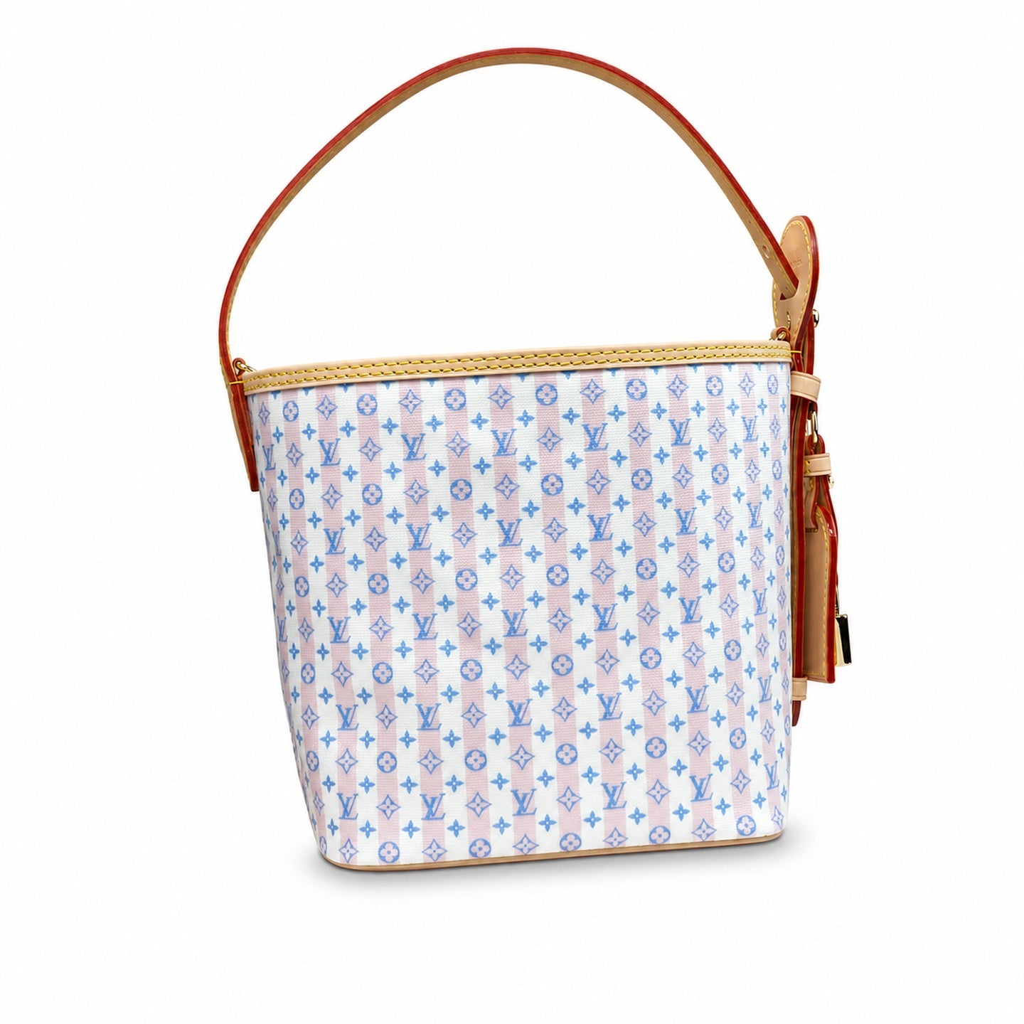 Louis Vuitton All In Mini Canvas Leather Pink Handbag