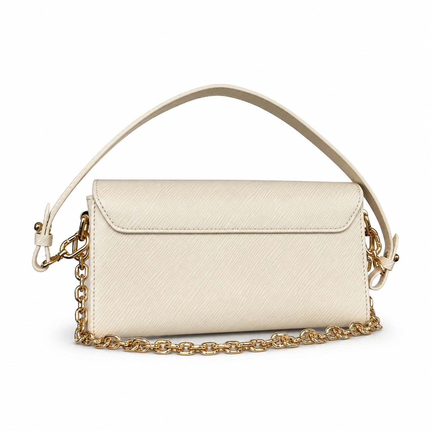 Louis Vuitton Twist Leather White Handbag
