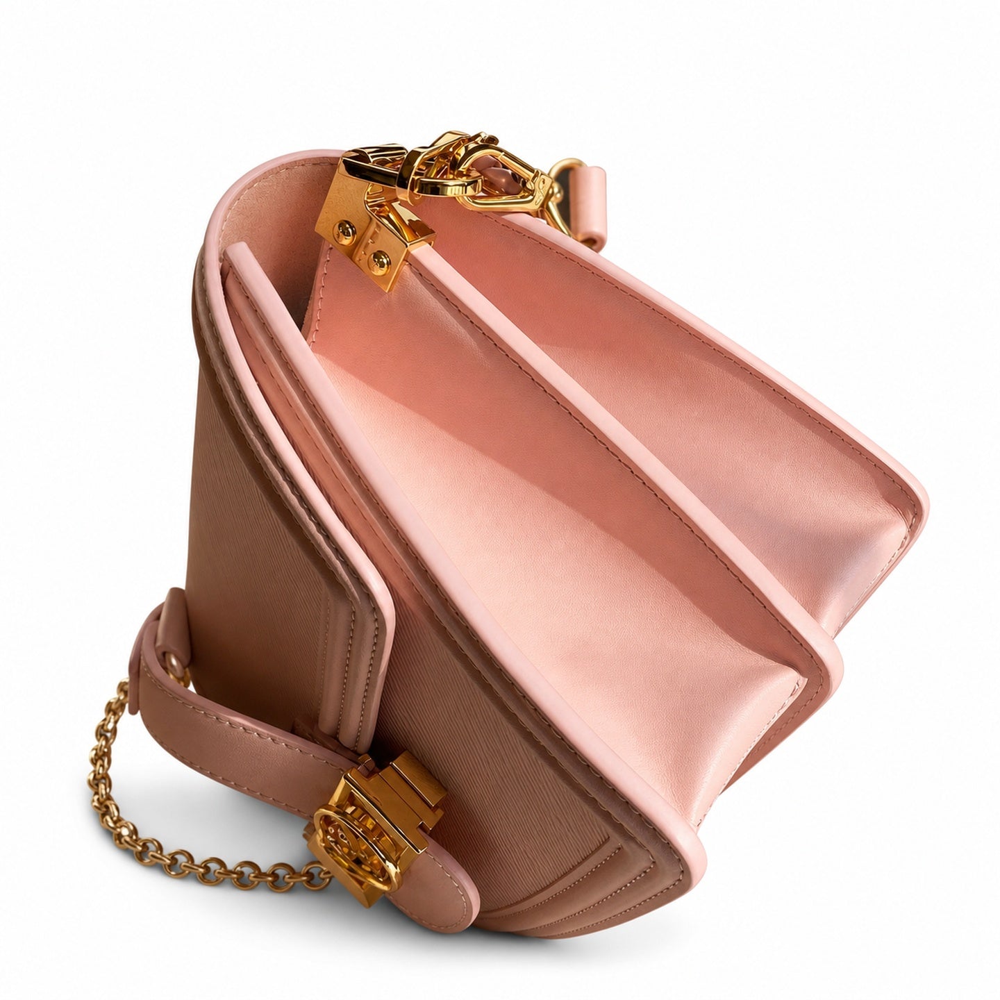 Louis Vuitton Dauphine Medium Leather Pink Handbag