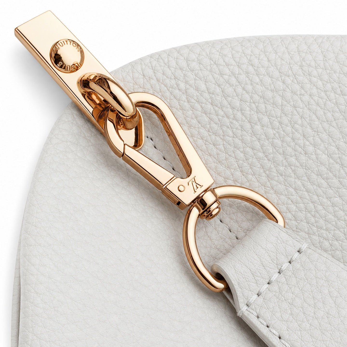 Louis Vuitton Capucines Small Leather White Handbag