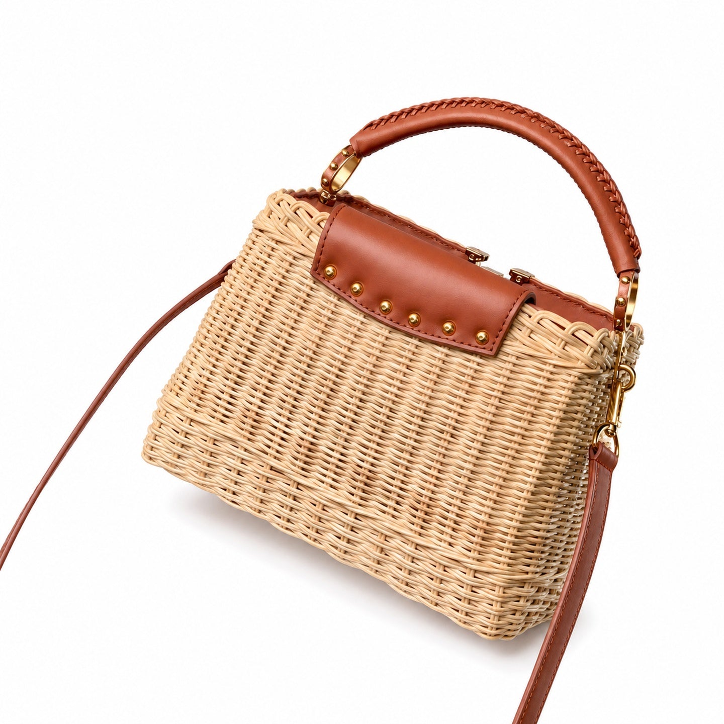 Louis Vuitton Capucines Small Brown Handbag