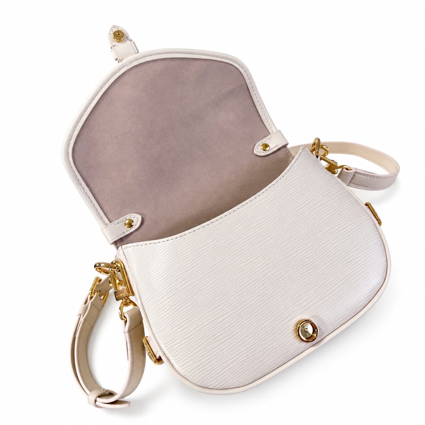 Louis Vuitton Leather White Handbag