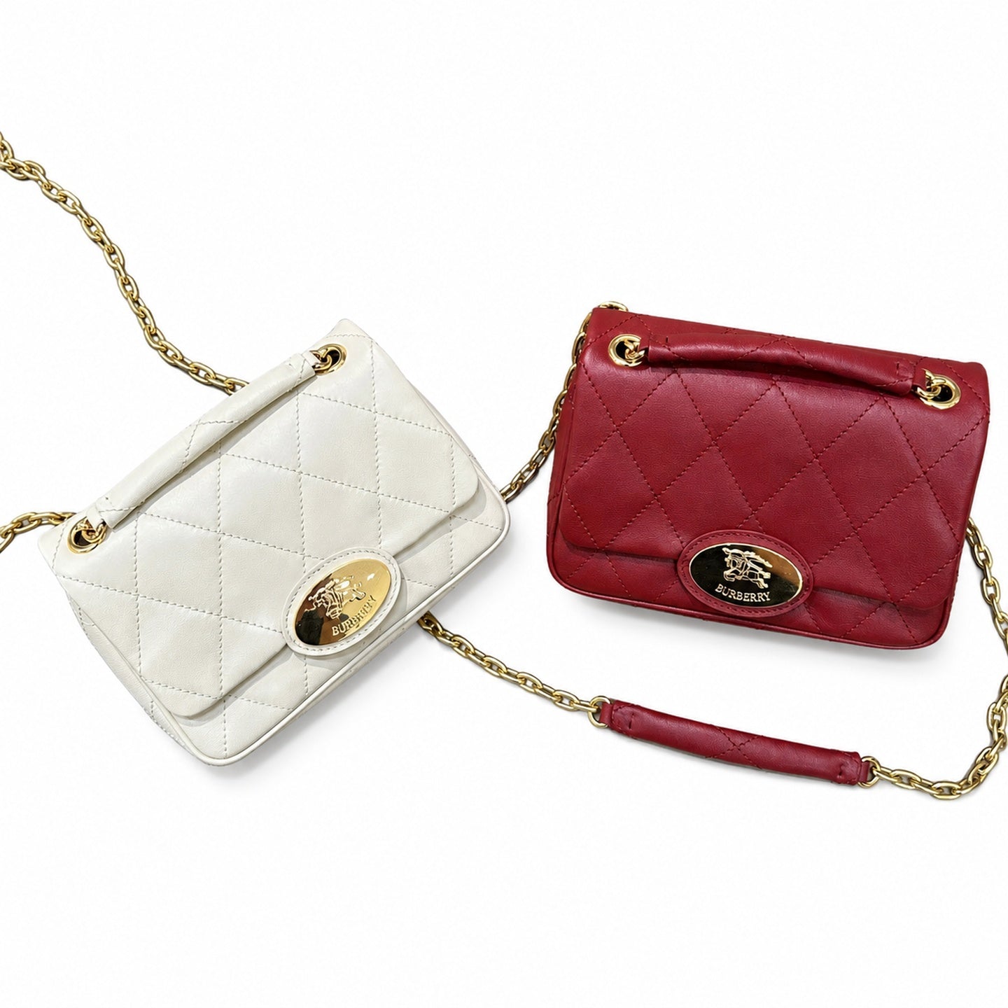 Burberry Strand Leather Chain Bag