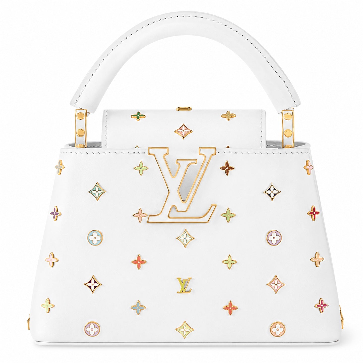 Louis Vuitton Capucines Takashi Murakami Leather Handbag