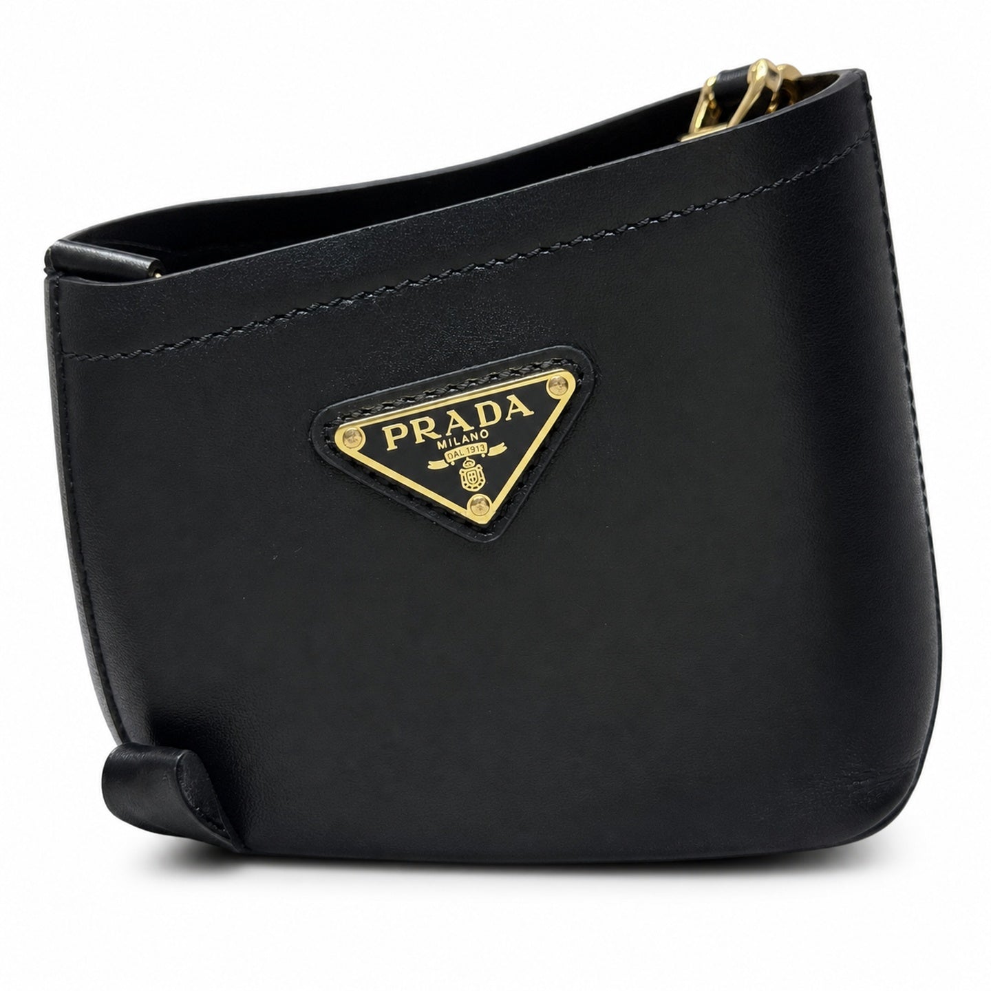 Prada Panier Leather Bucket Bag