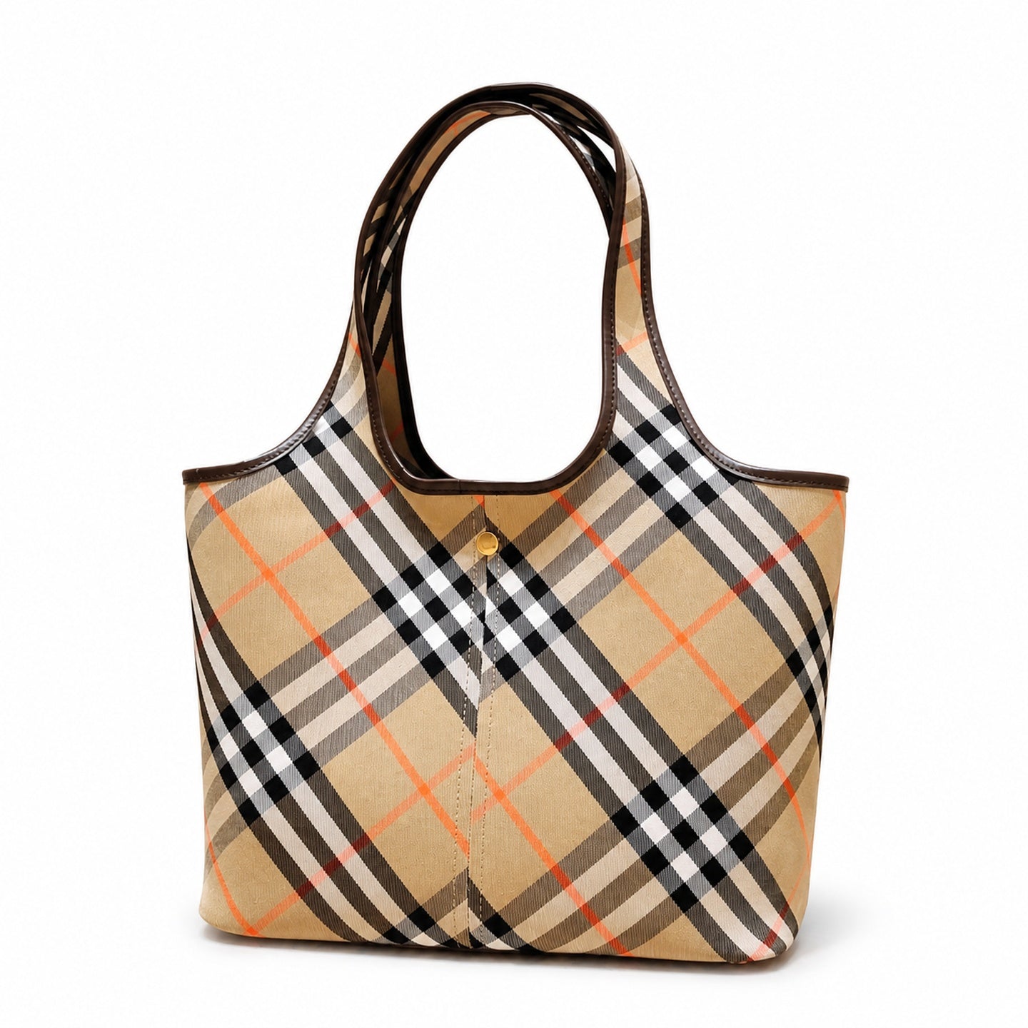 Burberry Cotton Check Shoulder Bag
