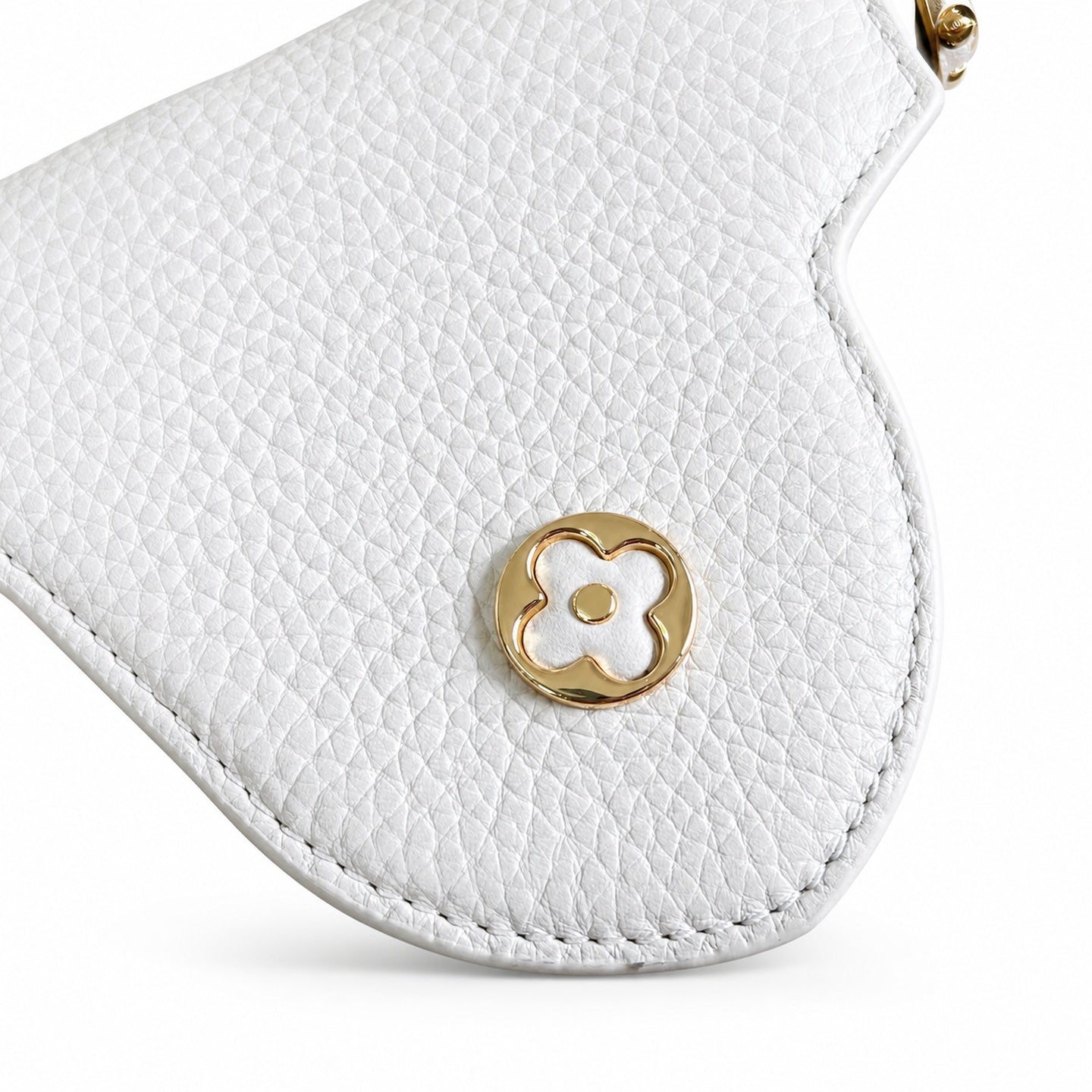 Louis Vuitton Capucines Small Leather White Blue Handbag