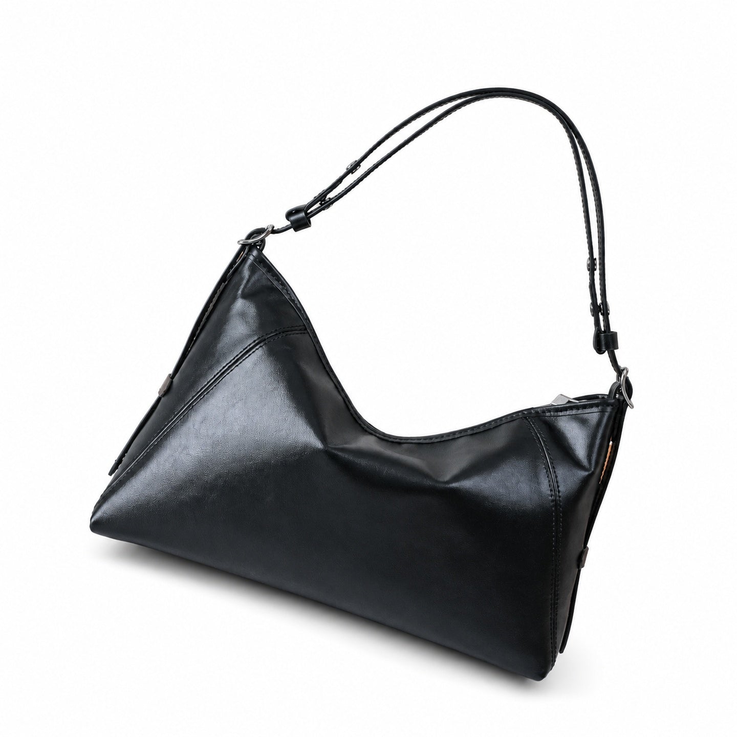 Louis Vuitton CarryAll Leather Black Handbag