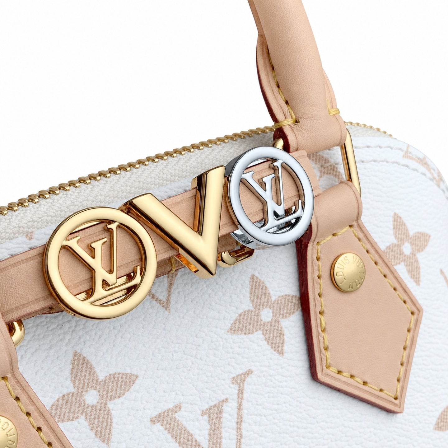 Louis Vuitton Alma Mini White Handbag