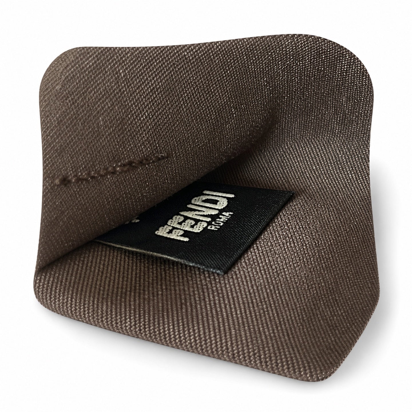 Fendi Roll Reversible Denim Gray Blue Bag