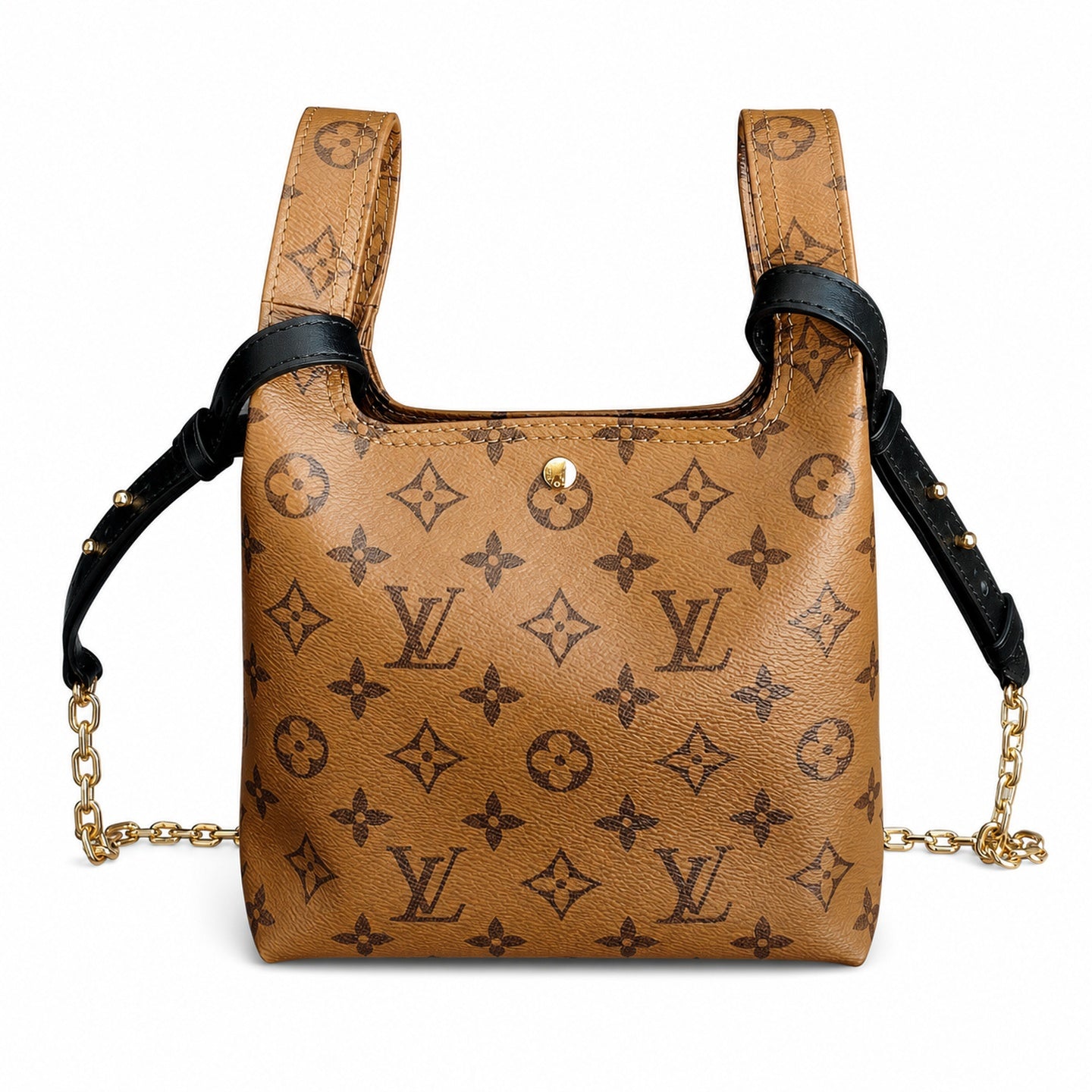 Louis Vuitton Atlantis Canvas Leather Handbag