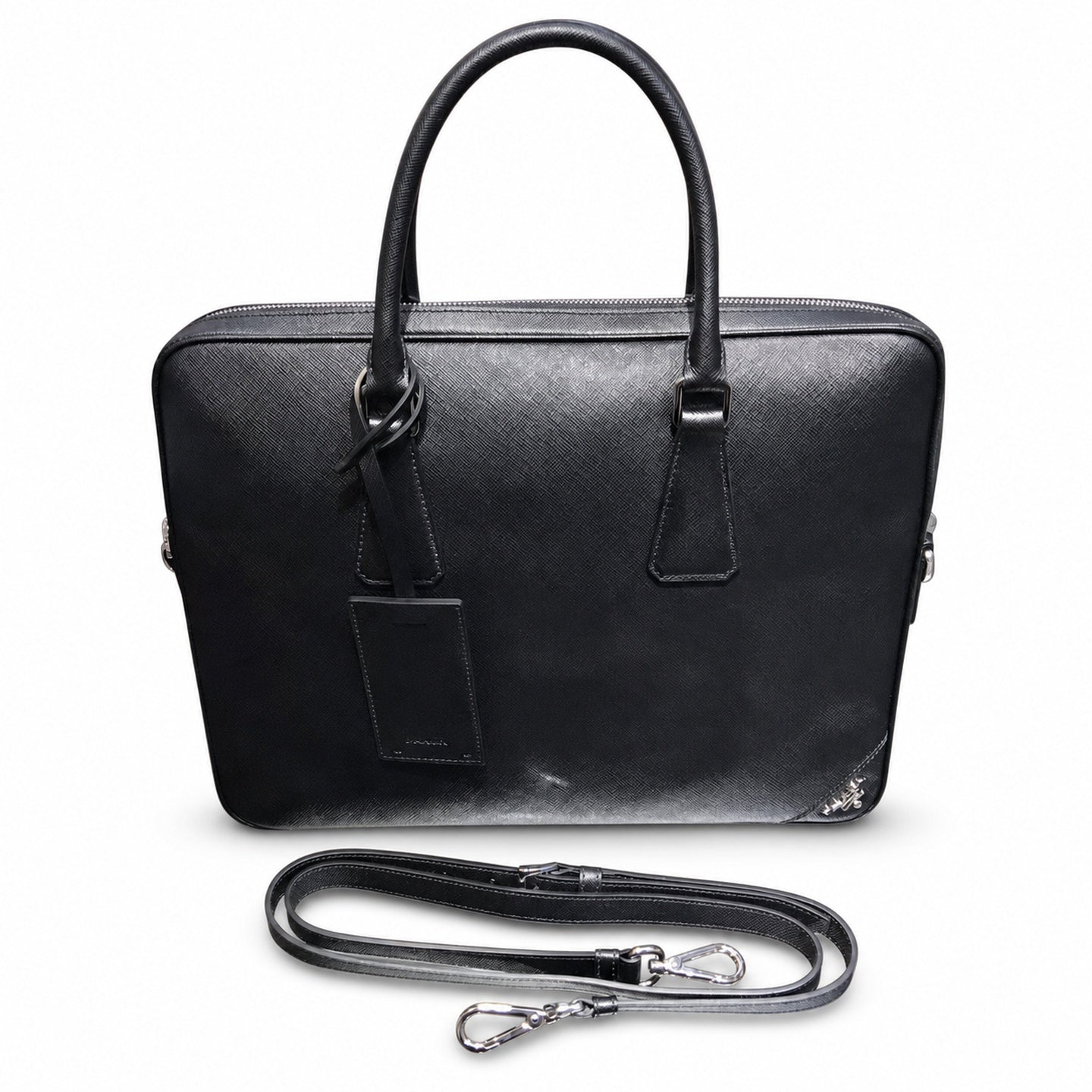 Prada Men's Leather Briefcase