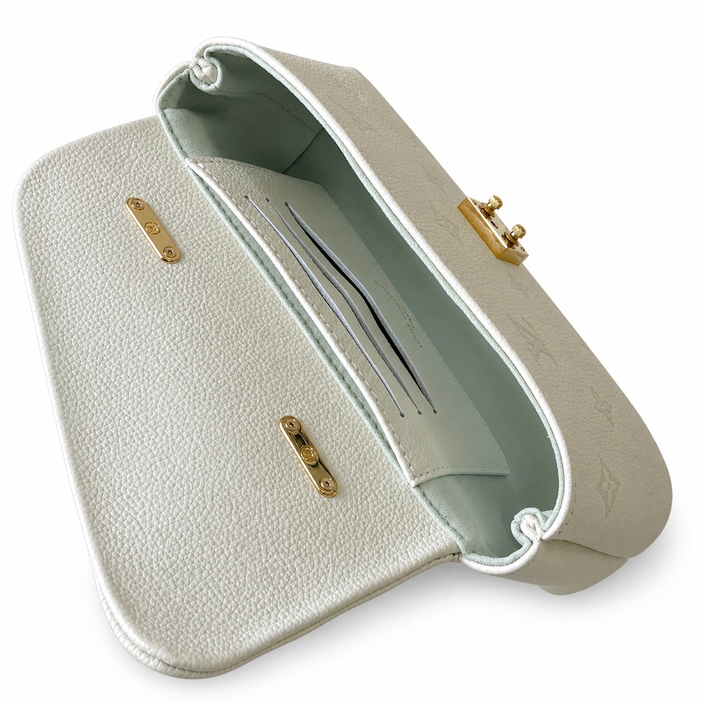 Louis Vuitton Madeleine Leather Green Handbag