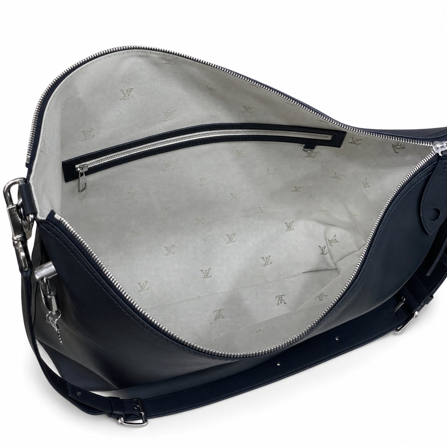 Louis Vuitton Jacquard Leather Black Handbag