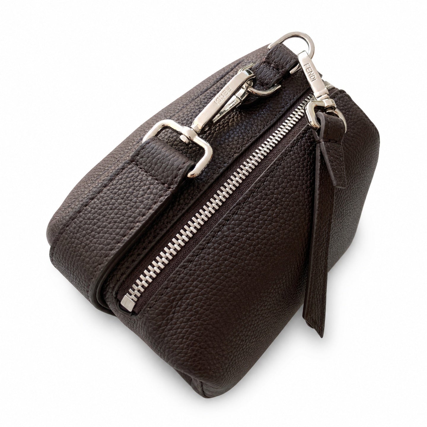 Fendi Lui Large Leather Brown Bag