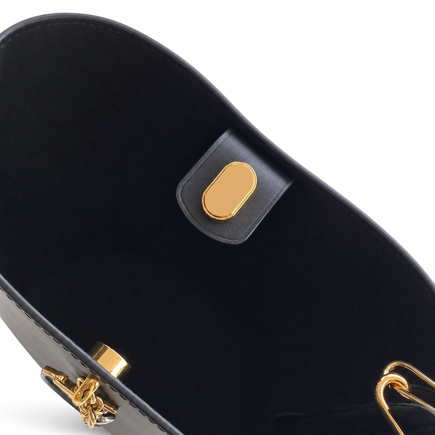 Louis Vuitton Mini Velvet Leather Black Gold Silver Handbag