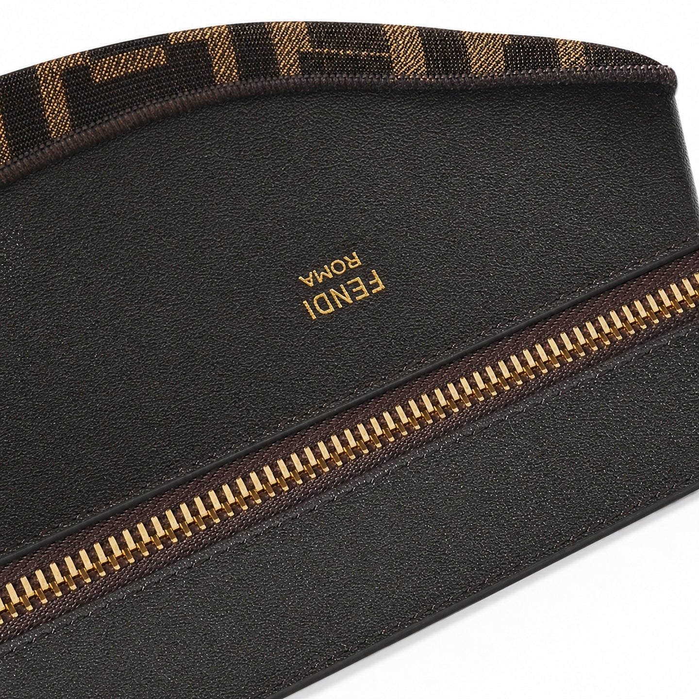 Fendi Roll Reversible Brown Bag