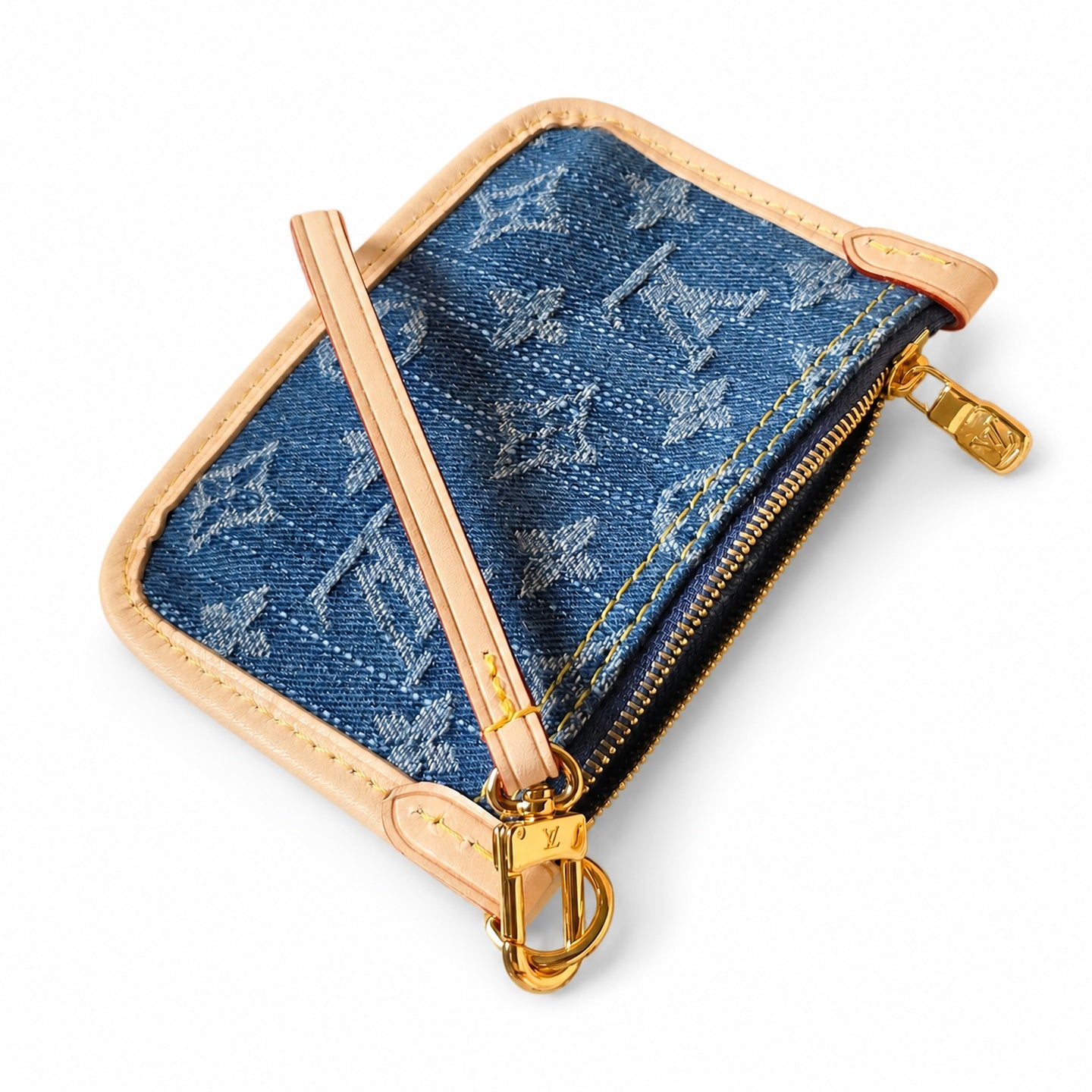 Louis Vuitton All In Denim Blue Handbag