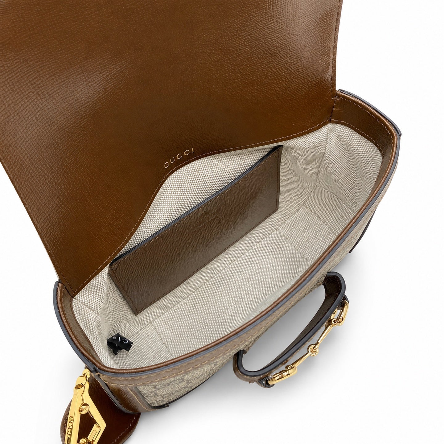Gucci Horsebit 1955 Supreme Small Cotton Leather Beige Brown Red Green Gold Belt