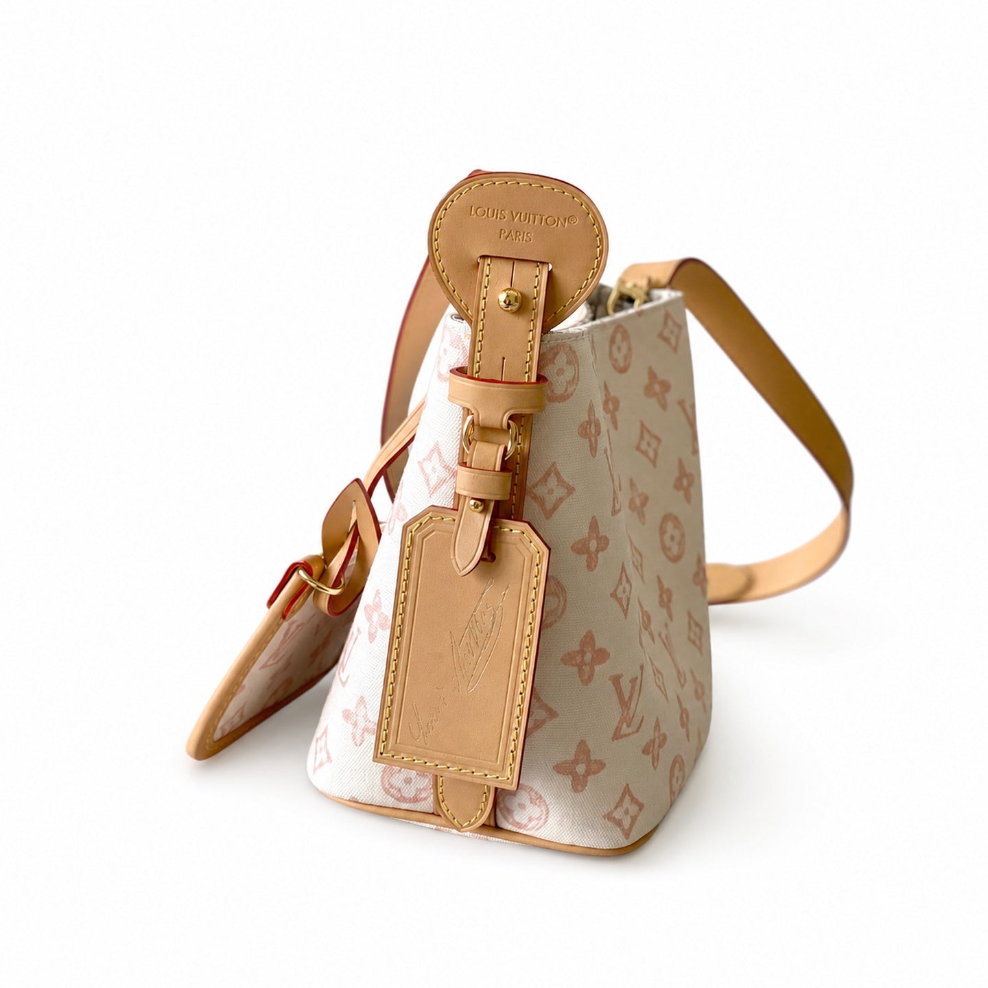 Louis Vuitton All In Small Leather Yellow Handbag