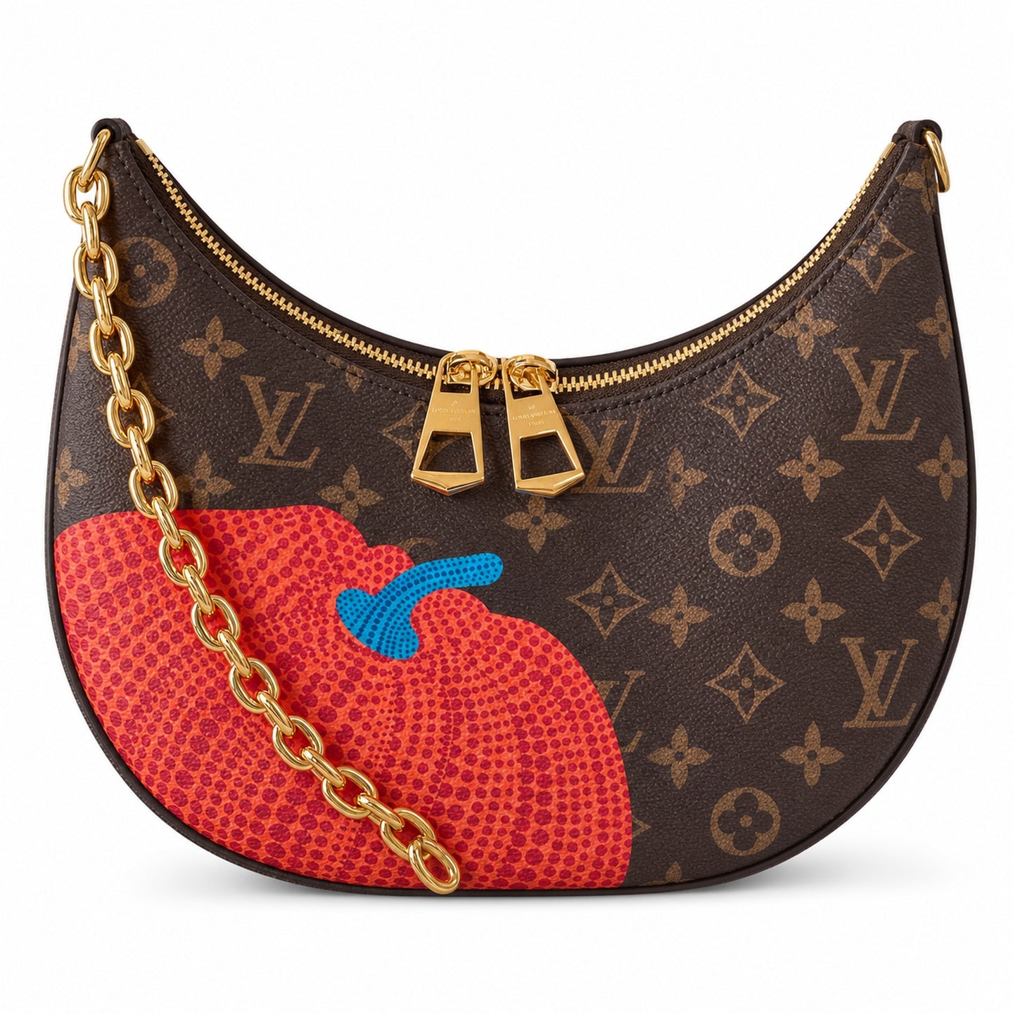 Louis Vuitton Boulogne Yayoi Kusama Canvas Handbag