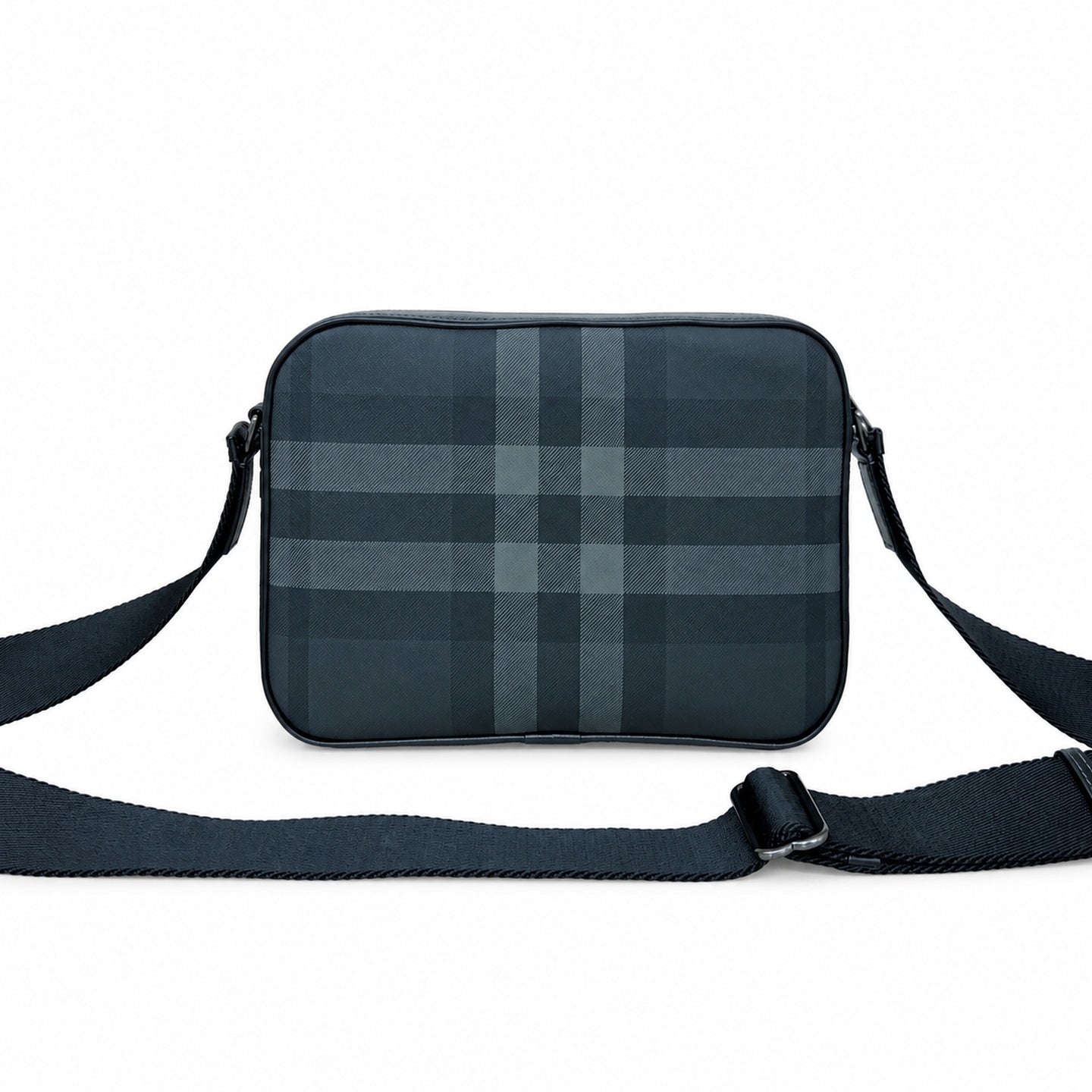 Burberry Leather Check Crossbody Bag