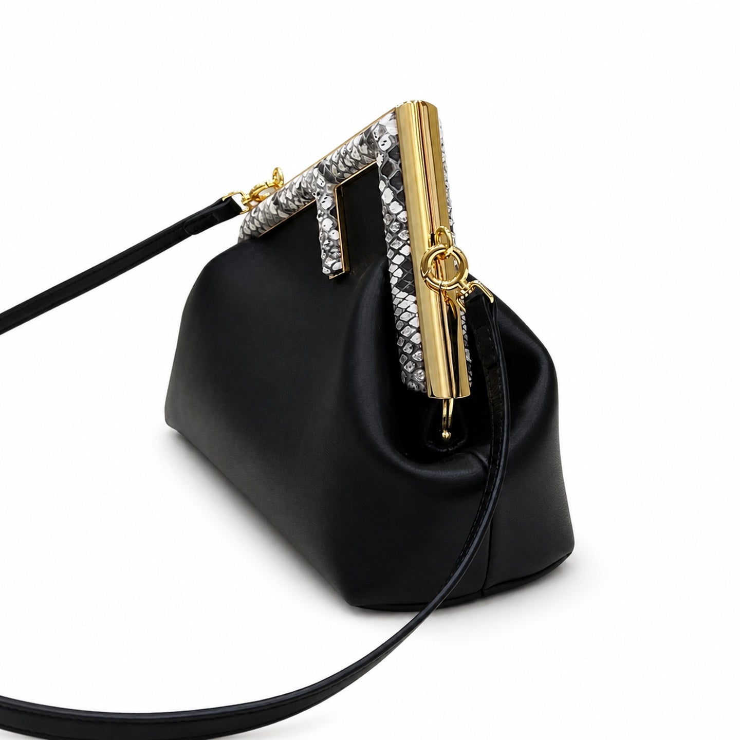 Fendi First Leather Black Bag