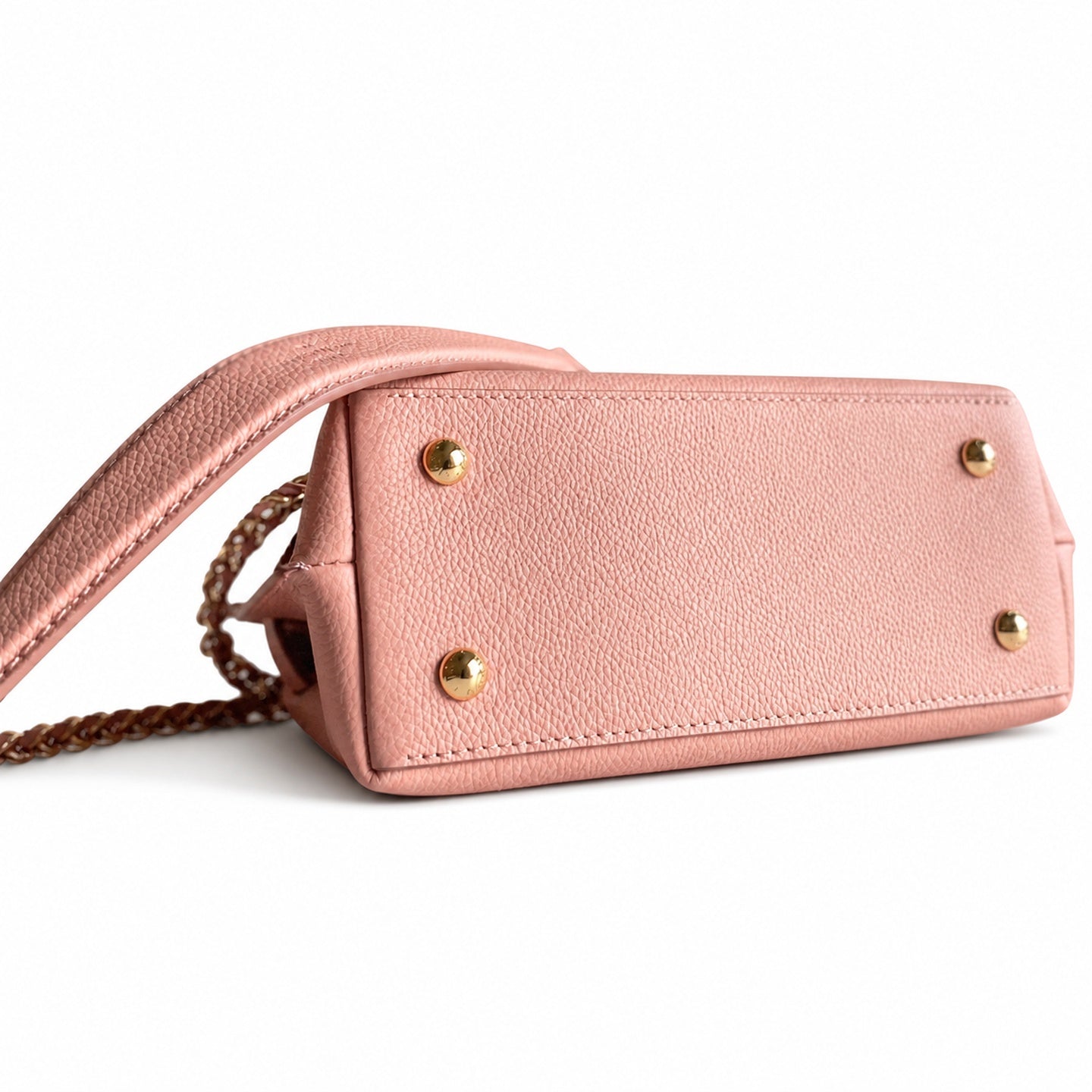 Louis Vuitton LockMe Mini Leather Pink Handbag