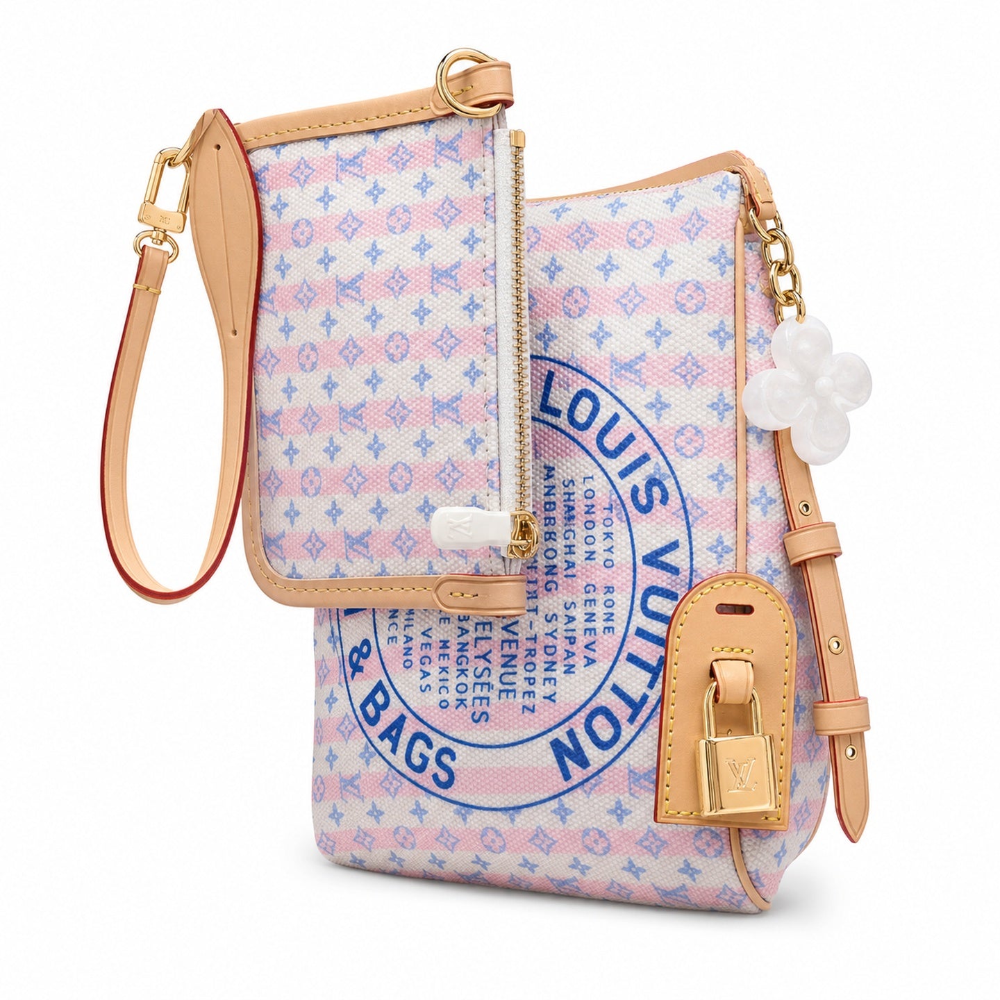 Louis Vuitton All In Mini Canvas Leather Handbag