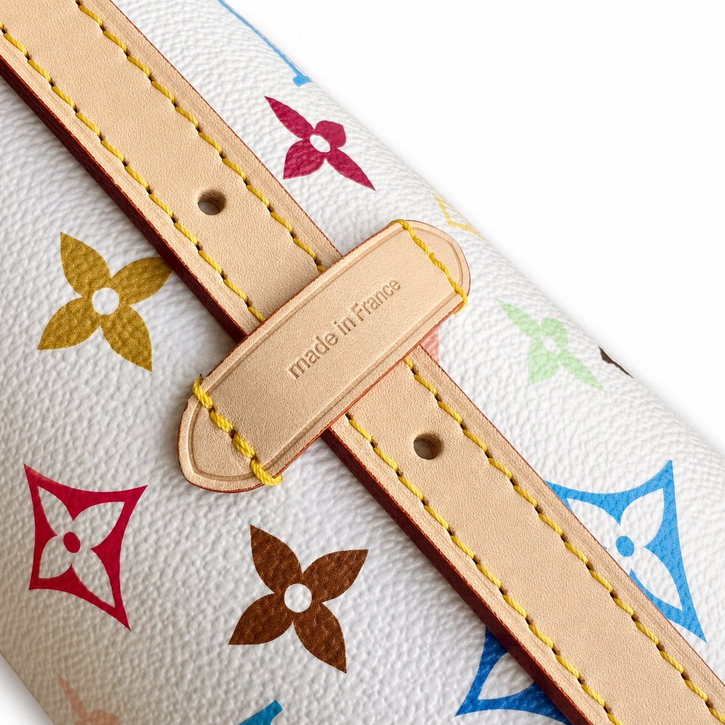 Louis Vuitton CarryAll Canvas Leather Handbag