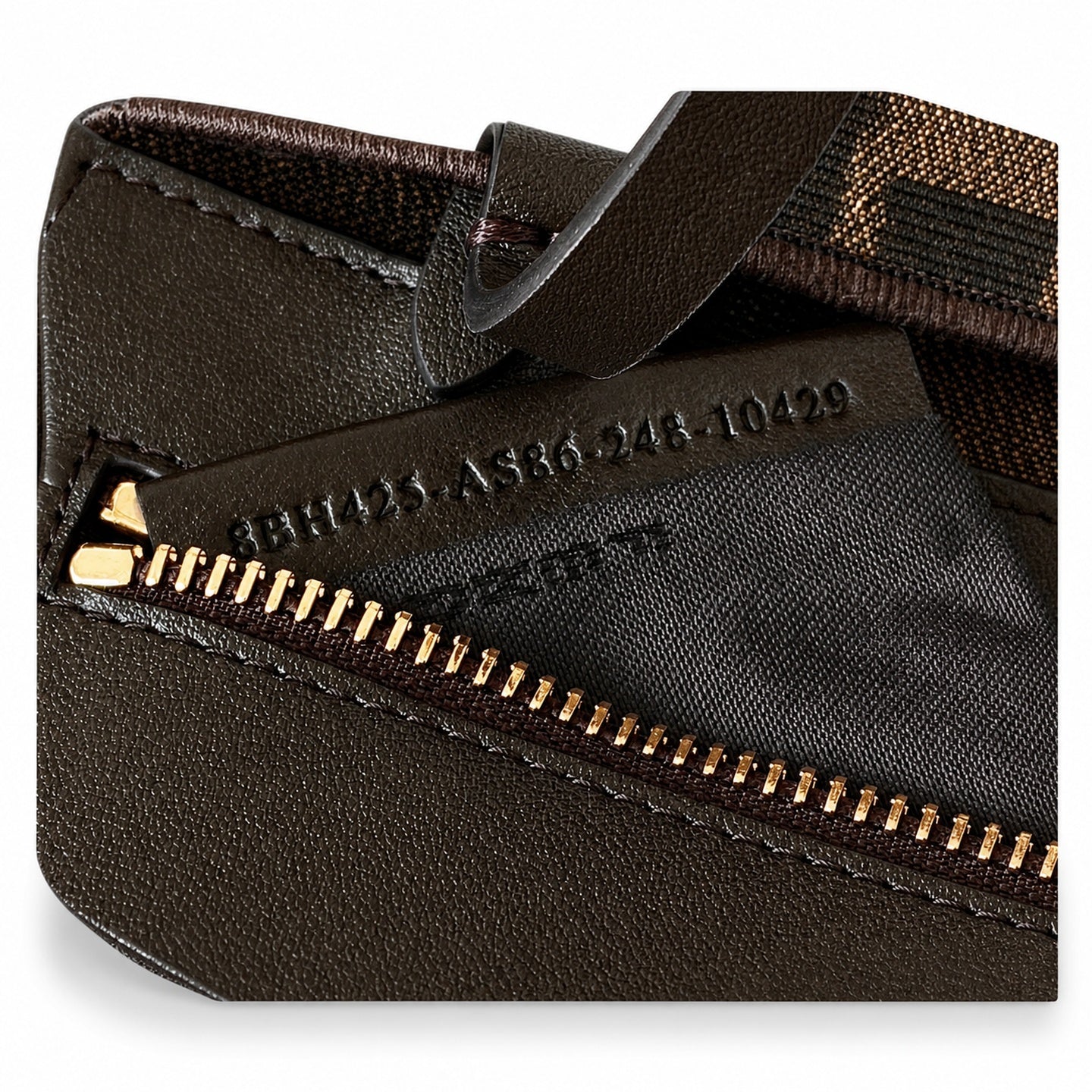 Fendi Roll Reversible Brown Bag