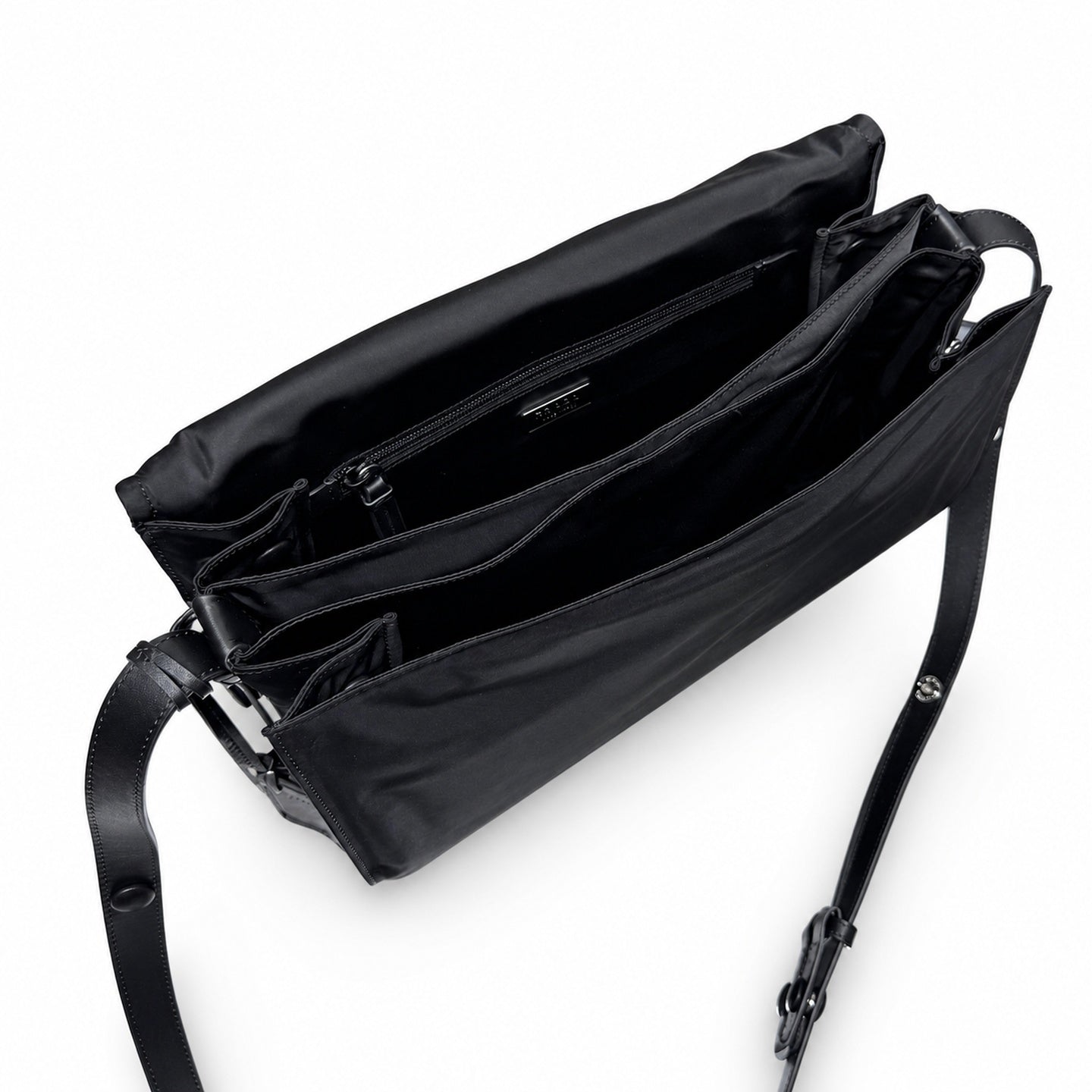 Prada Re-Nylon Large Leather Shoulder Bag