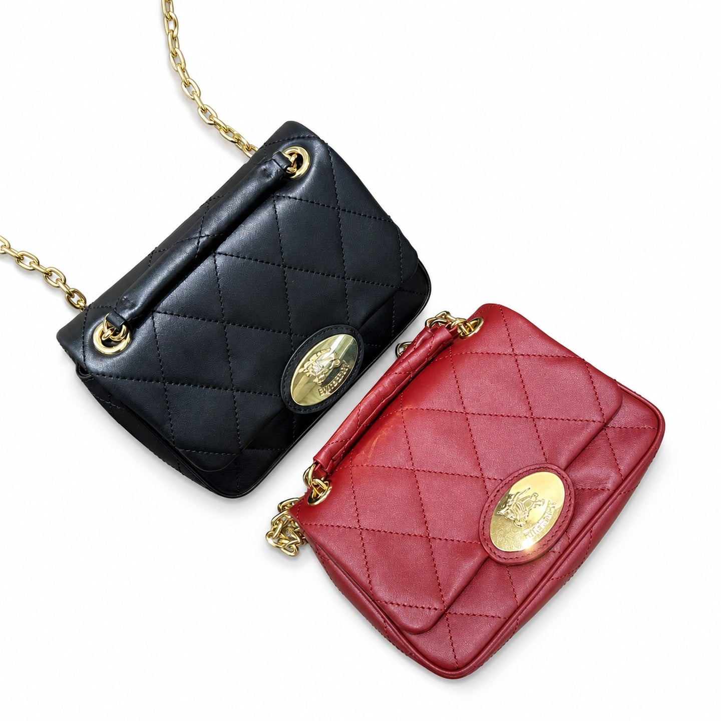 Burberry Strand Leather Chain Bag