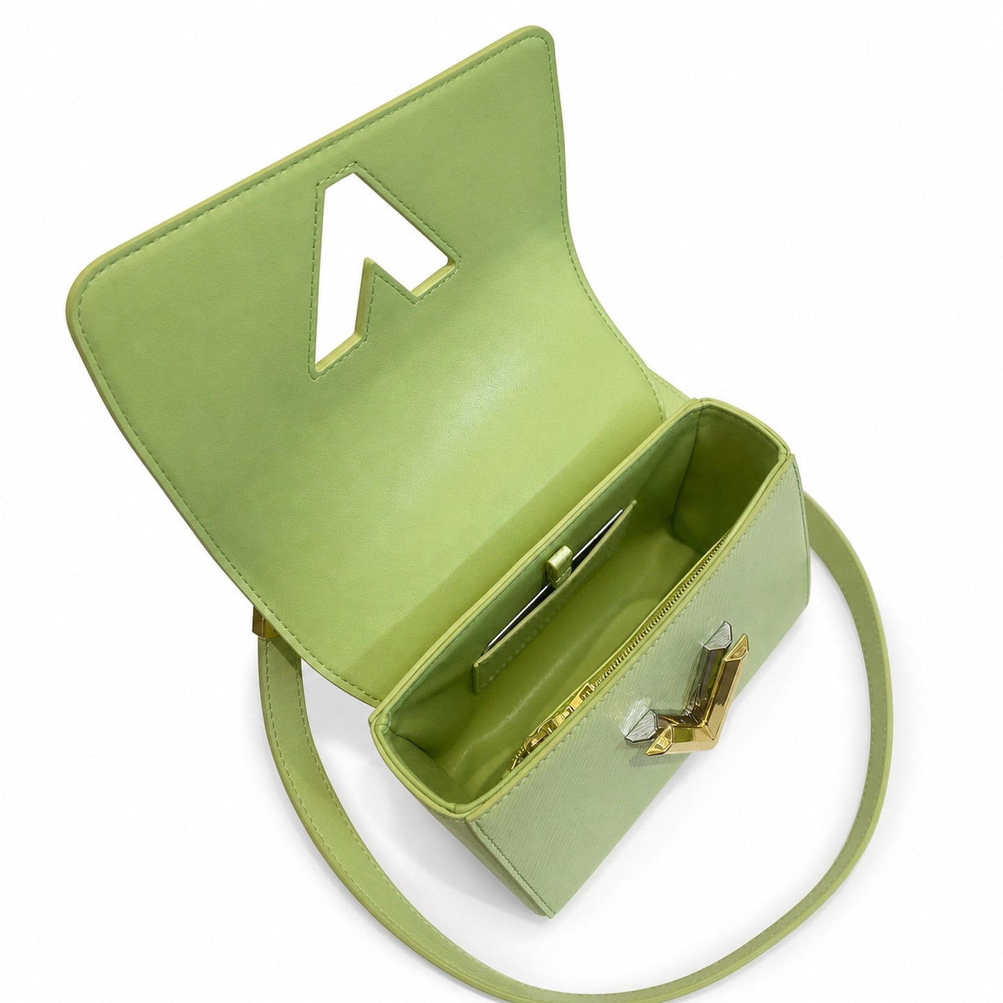 Louis Vuitton Twist Small Green Handbag